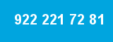 922 221 72 81